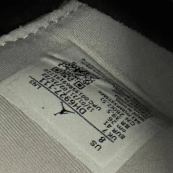 Air Jordan retro4 military black size 8m 9.5w - Picture 2 of 9